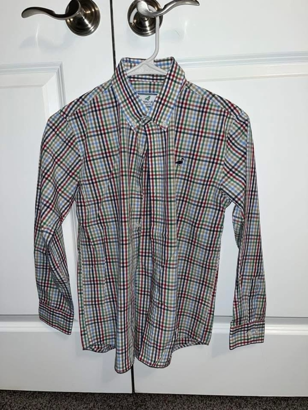 Boys Multicolor Plaid Button-Down Shirt